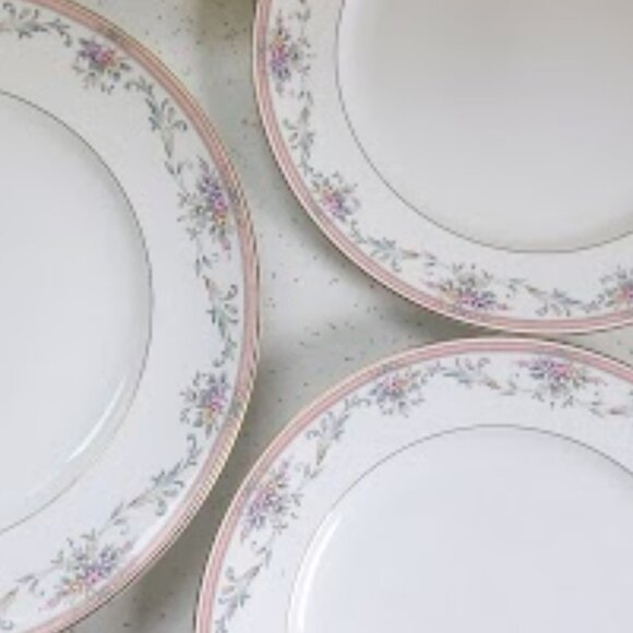 Mikasa Bone China Spring Crest Plates & Buffet Platter - Picture 4 of 8